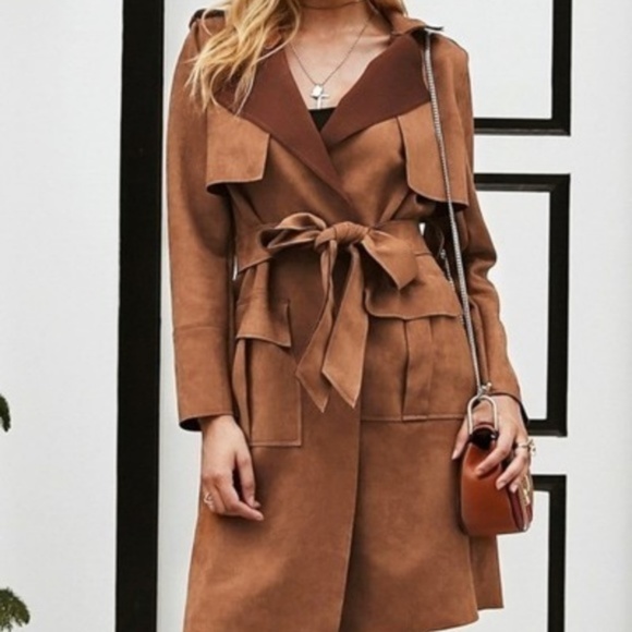 SEUDE TRENCH COAT - Picture 3 of 3